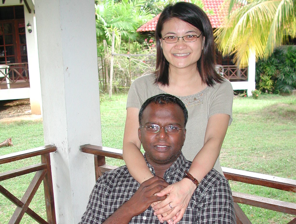 Pastor Ezekiel (front) with his wife Aurora