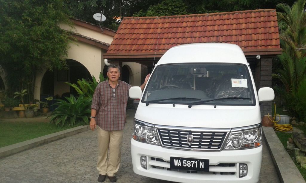 Bro Daniel with a 24 seater van God finally blessed Second Chance Community Home with after praying for 6 years.